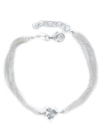 Pulsera plata Mujer Corazón 9099857