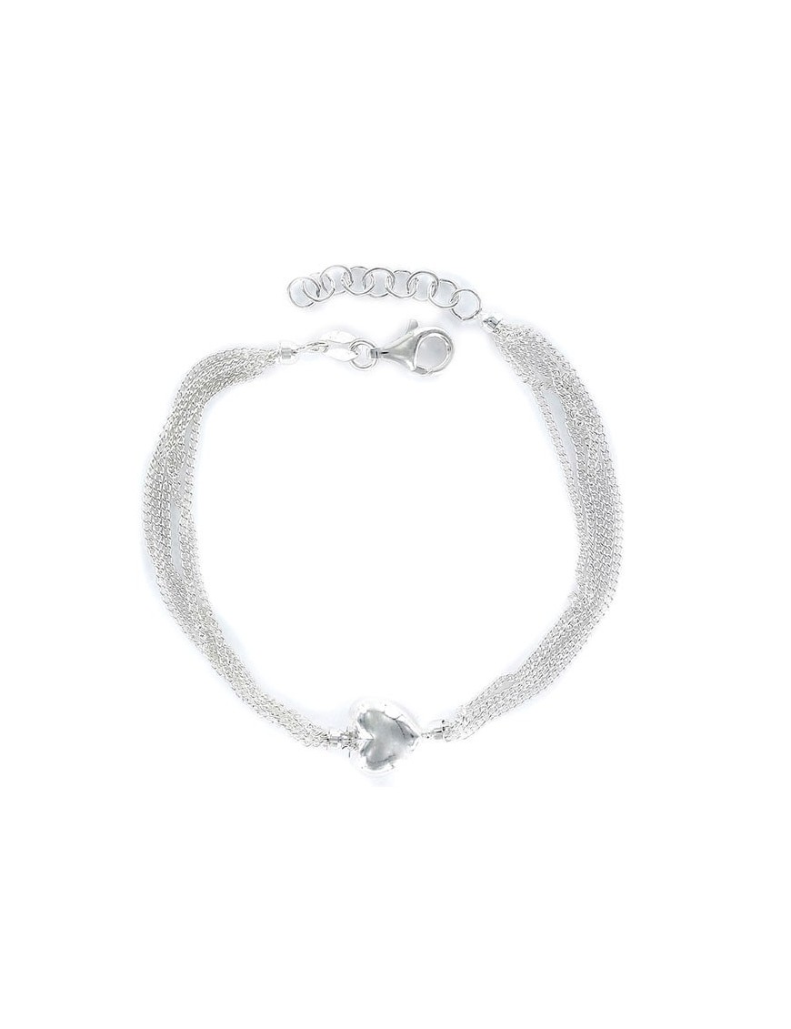 Pulsera plata Mujer Corazón 9099857