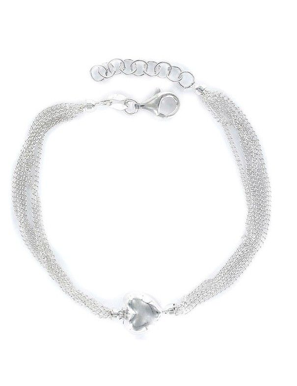 Pulsera plata Mujer Corazón 9099857