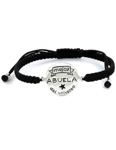 Pulsera Plata Mujer Mejor Abuela del universo 9100154