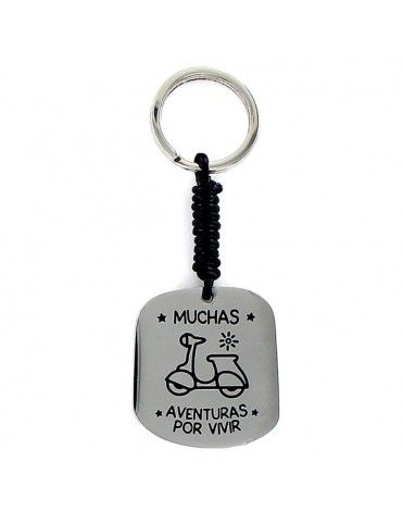 Llavero Acero Muchas aventuras por vivir 9095083