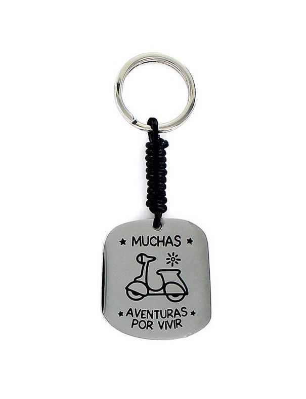 Llavero Acero Muchas aventuras por vivir 9095083