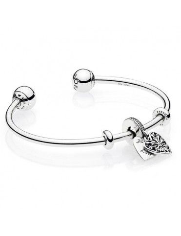 Set Pulsera y Charm colgante Pandora B800664-2_WHS