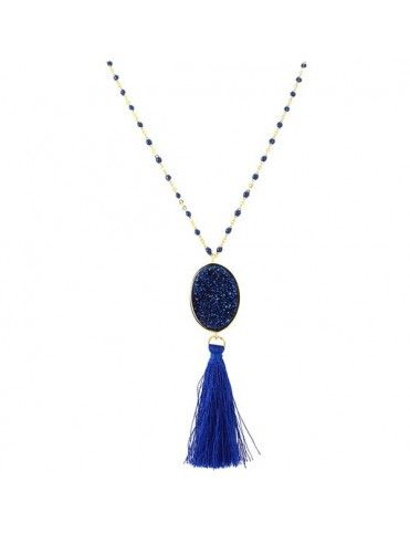 Collar Anartxy Acero Mujer COA396AZU