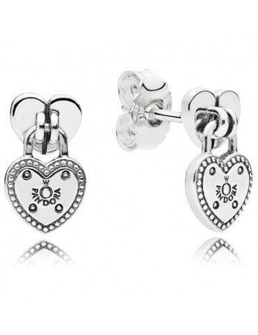 Pendientes Pandora Plata Candado 296575