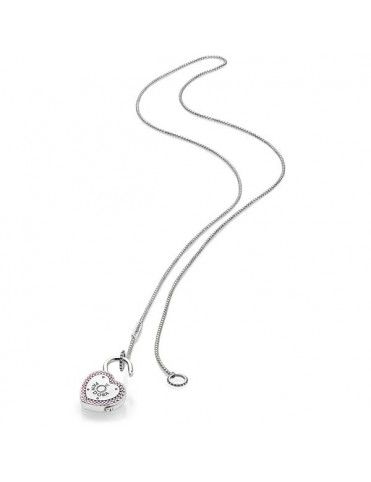 Collar Pandora Plata Candado Corazón 396583FPC-60