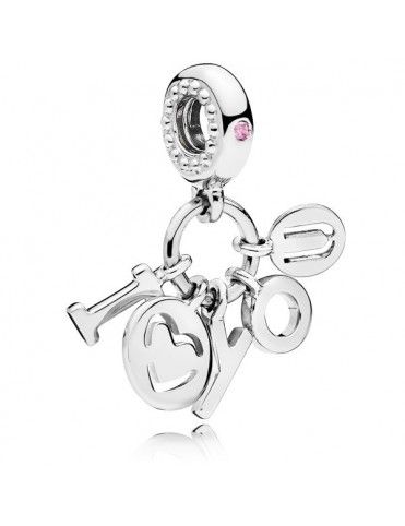Charm Pandora Plata "I Love You" 796596FPC
