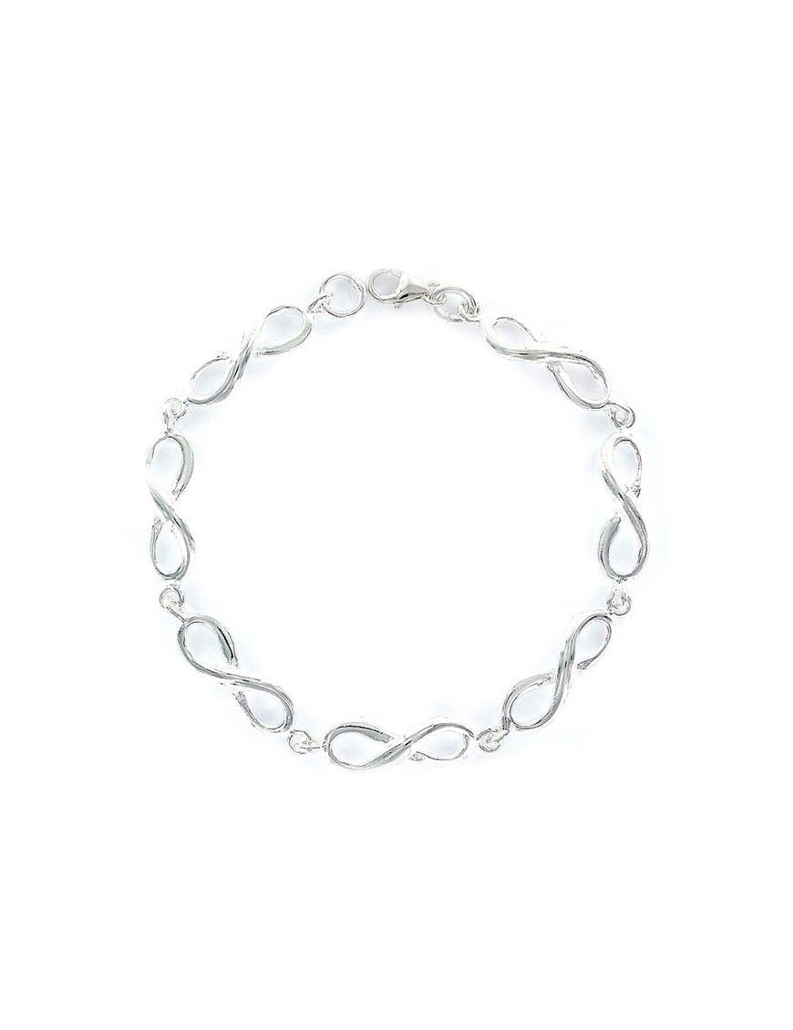 Pulsera Plata Mujer Infinito 9100266