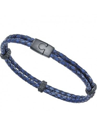 Pulsera Viceroy Piel y Acero Hombre 75011P09013