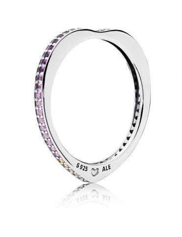 Anillo Pandora Plata Arcor de Amor Multicolor 197095NRPMX-52