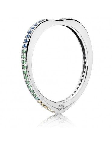 Anillo Pandora Plata Arcor de Amor Multicolor 197095NRPMX-52