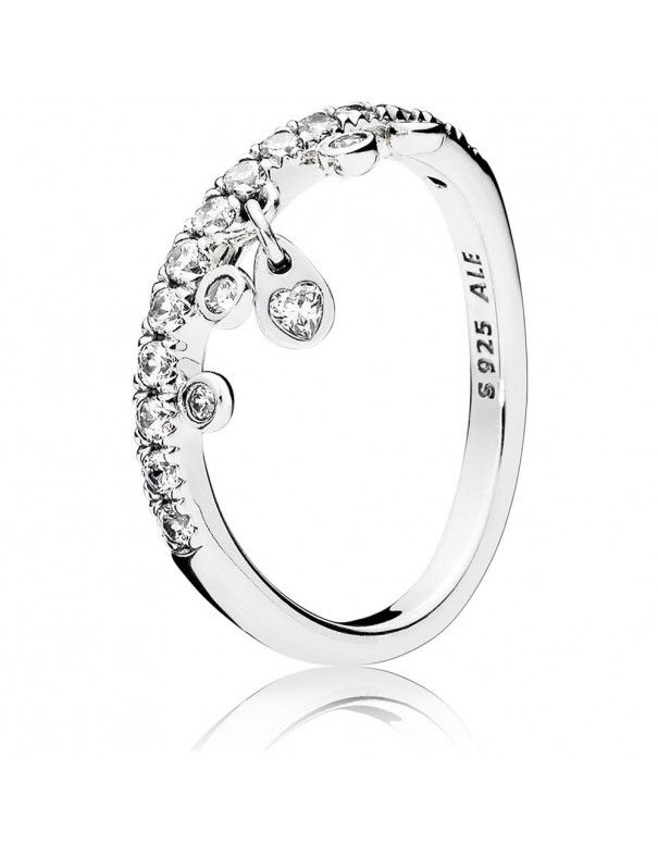 Anillo Pandora Plata Gotas Chandelier 197108CZ-52