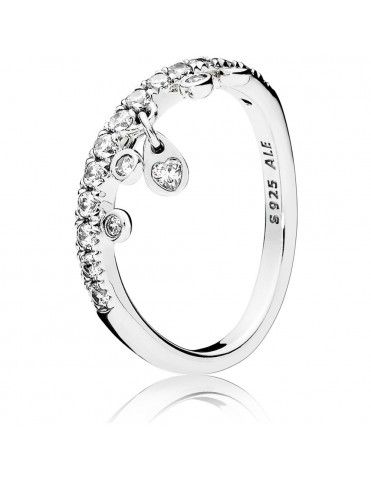 Anillo Pandora Plata Gotas Chandelier 197108CZ-54