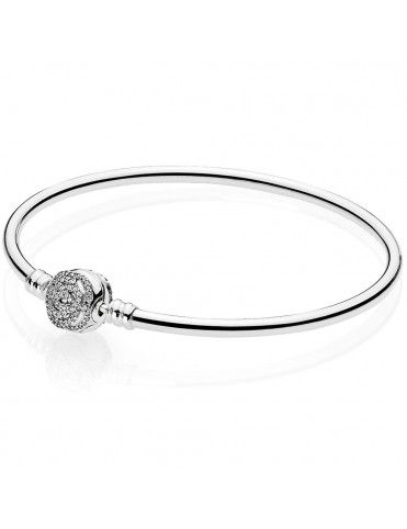 Pulsera Pandora Rígida Plata 590748CZ-17