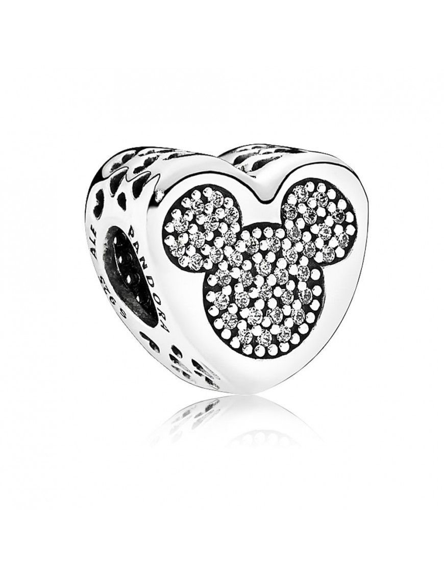 Charm Pandora Plata  Amor Verdadero Mickey & Minnie 792050CZ