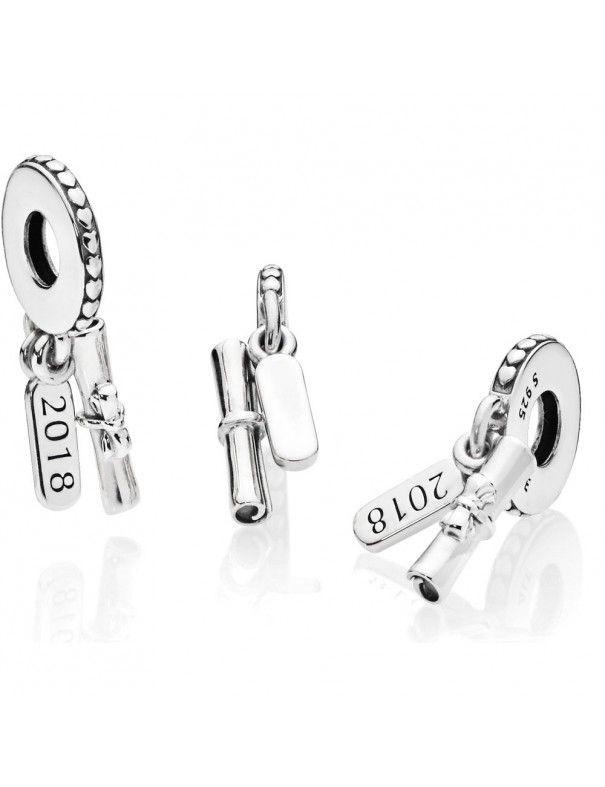 Charm Pandora Plata Diploma de Graduación 797396