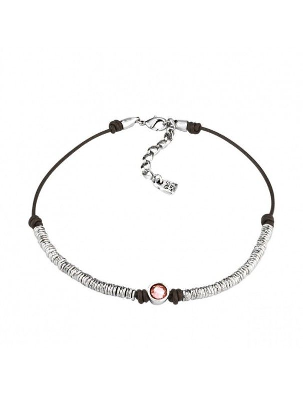 Collar Uno de 50 Metal Mujer Red Berry OL1238ROSMAR0U