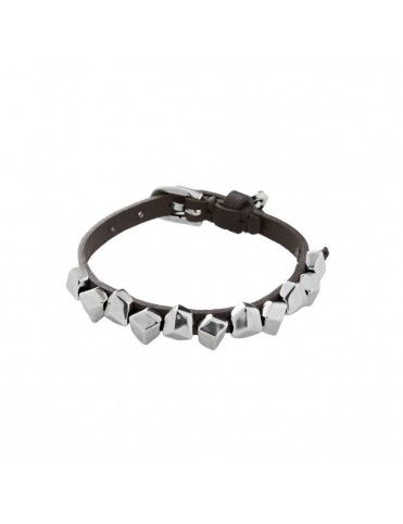 Pulsera Uno de 50 Metal Mujer Cubitos PUL1678NGRMTL0M