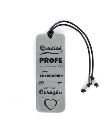 Marcapáginas Acero Gracias Profe 9103016