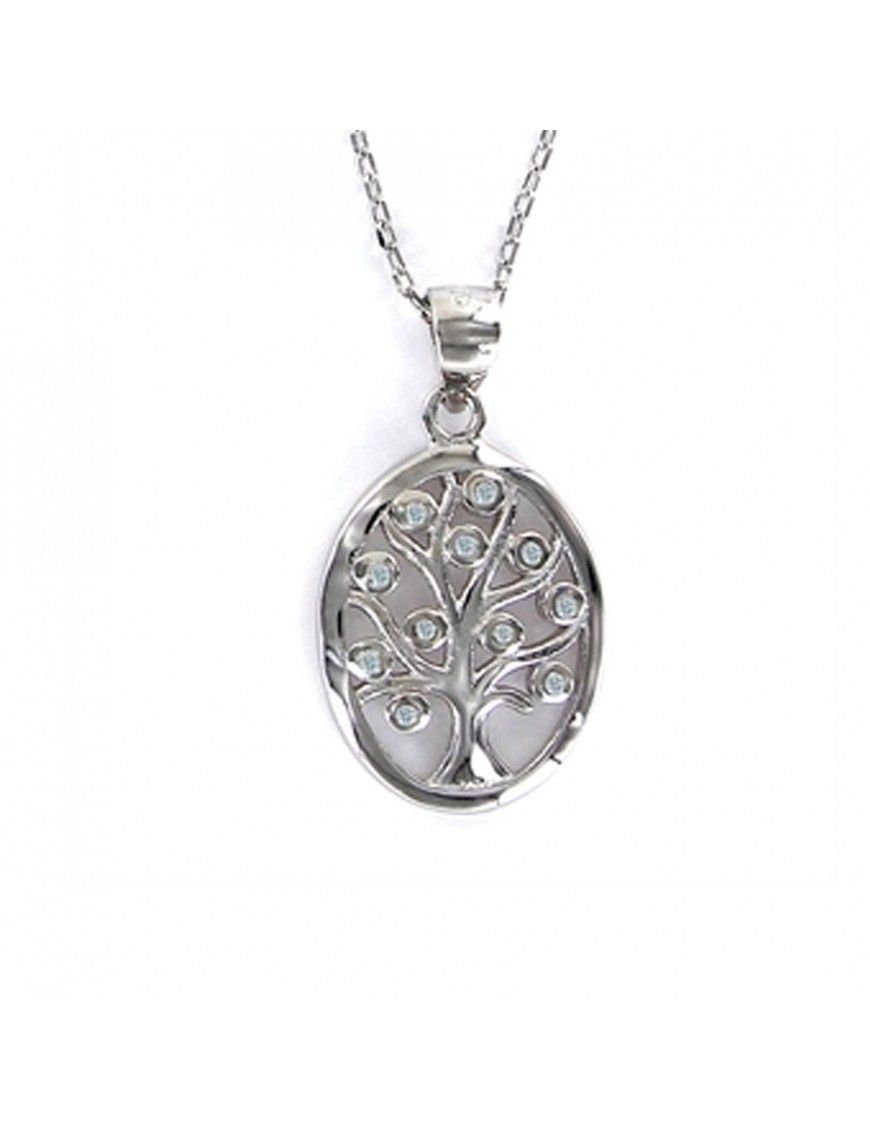 Collar Plata Mujer Árbol de la Vida 9101397