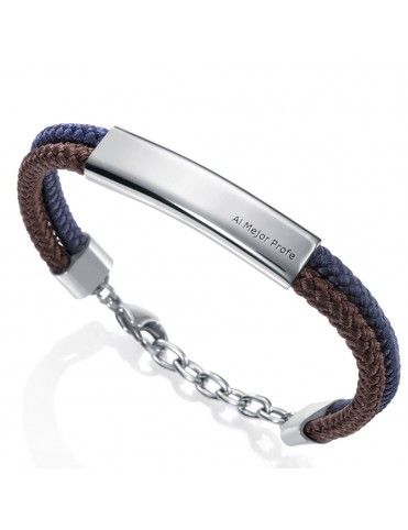 Pulsera Viceroy Nylon y Acero Hombre Al Mejor Profe 6447P01013
