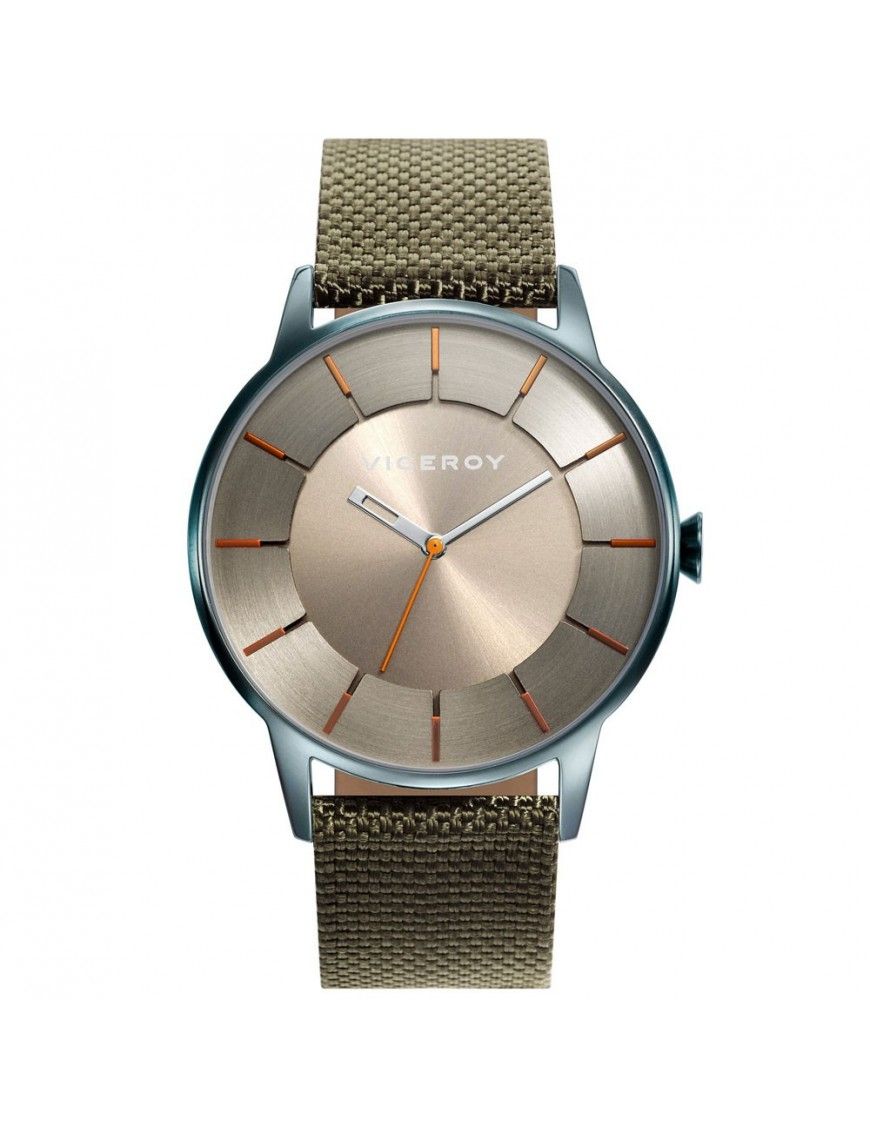 Orologio Uomo Viceroy Colours 401391-47 - Cassa In Alluminio Kaki, Cinturino In Silicone, Impermeabile 5 ATM - 4