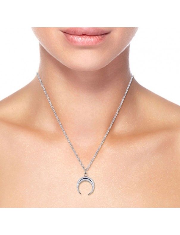 Collar Anartxy Acero Mujer Luna COA461PT