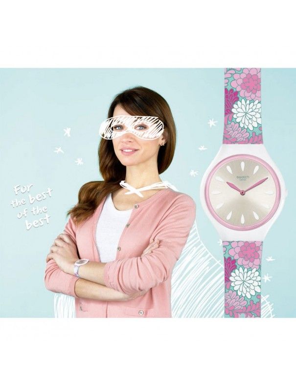 Reloj Swatch Mujer SVOZ100 Skinpivoine+neceser