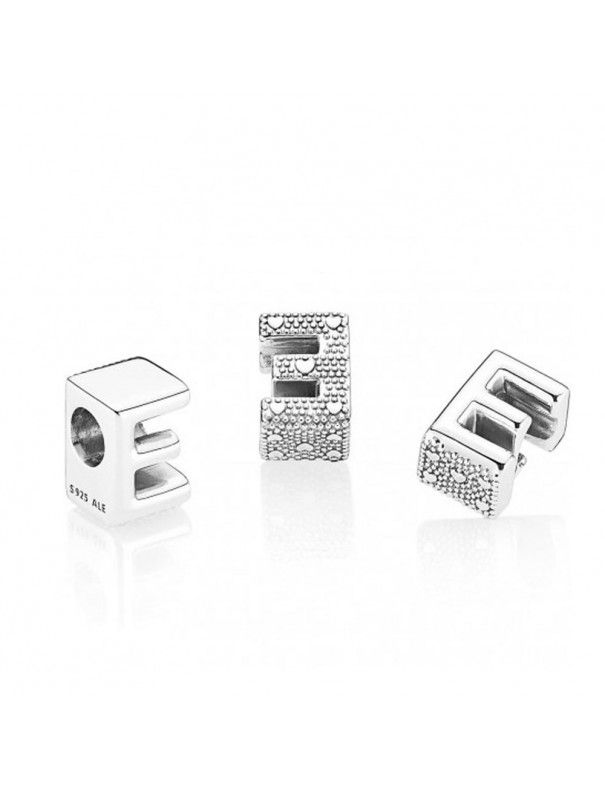 Charm Pandora Plata Letra E 797459
