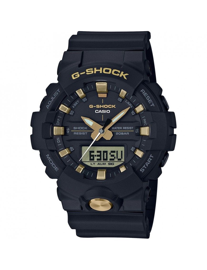 hilo Orientar compensar Reloj Casio G-Shock Hombre Cronógrafo GA-810B-1A9ER Black and Gold