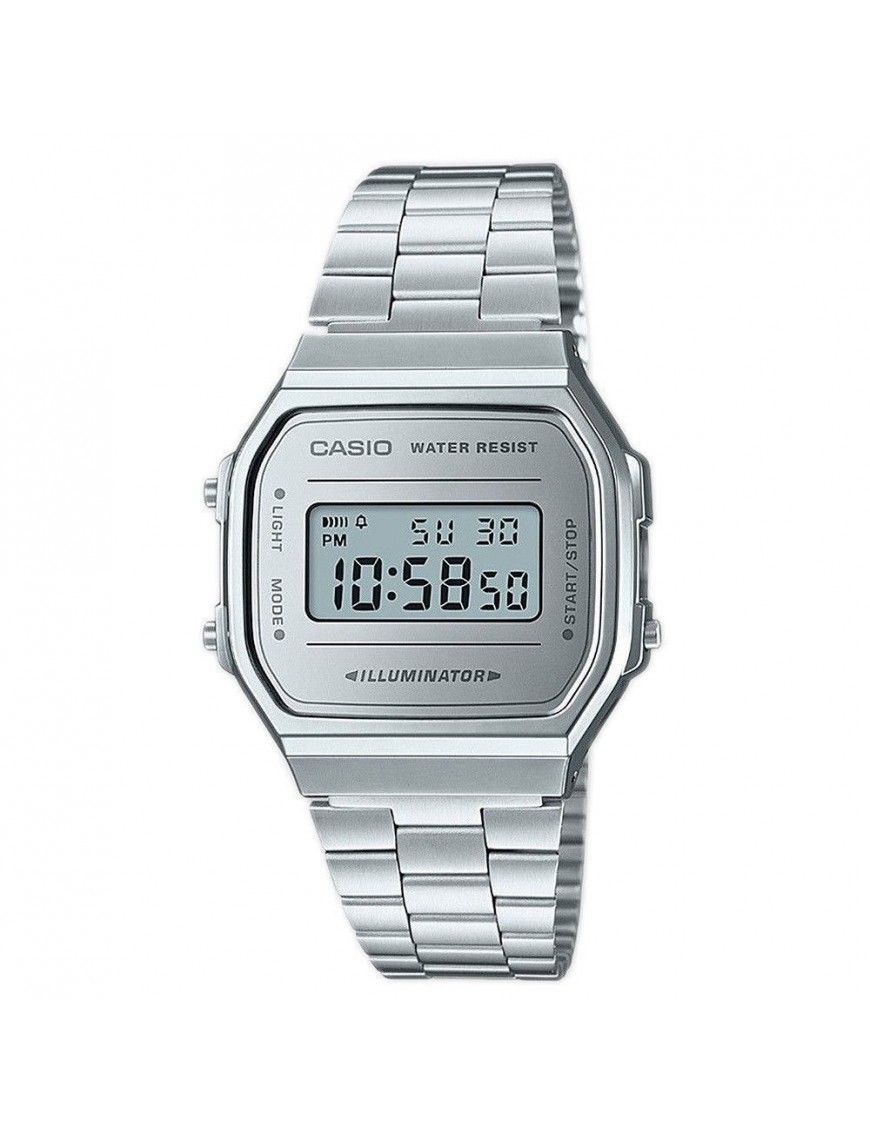 Reloj Casio Unisex A168WEM-7EF Retro Mirror