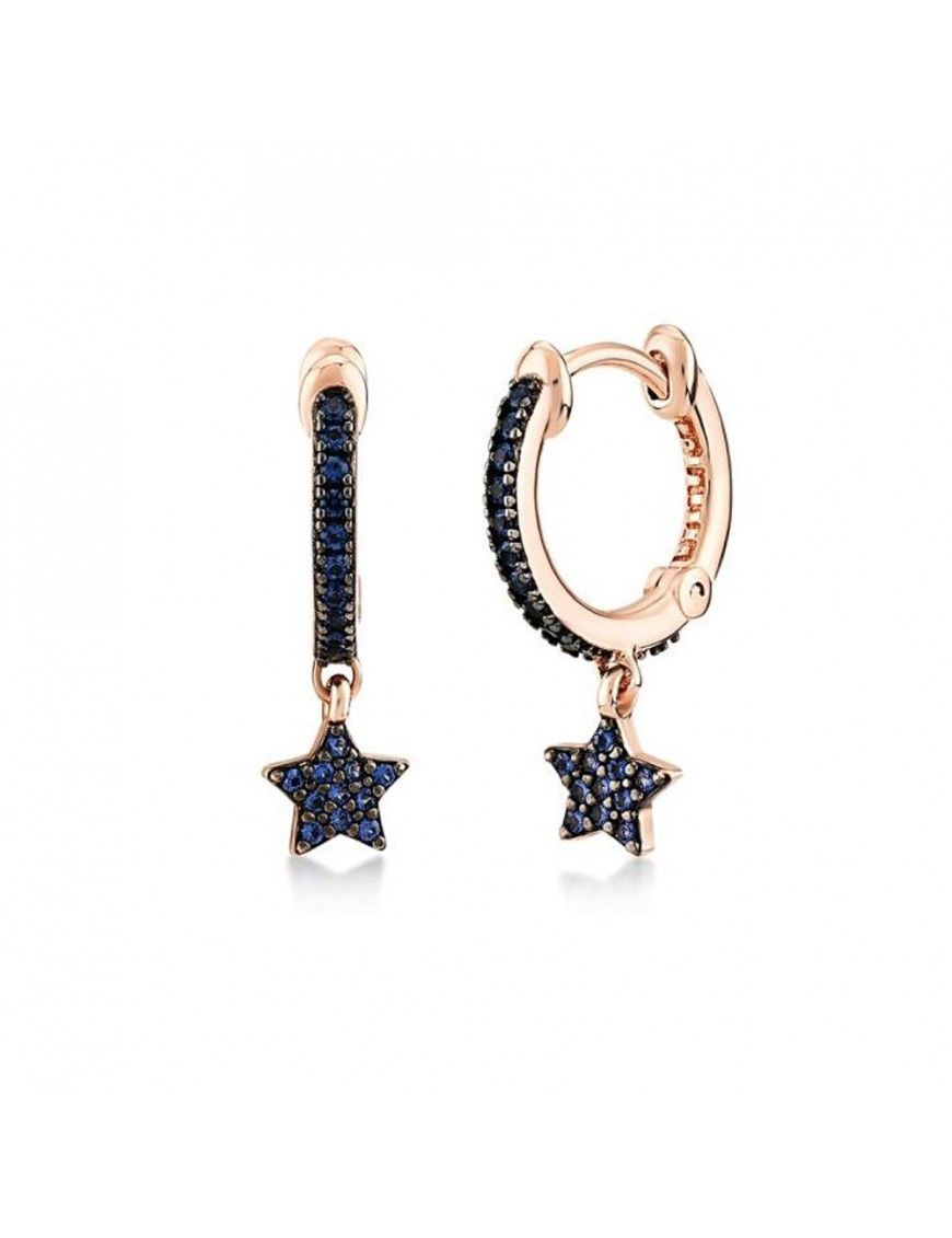Pendientes plata Mujer estrella circonitas NB423Y-3W