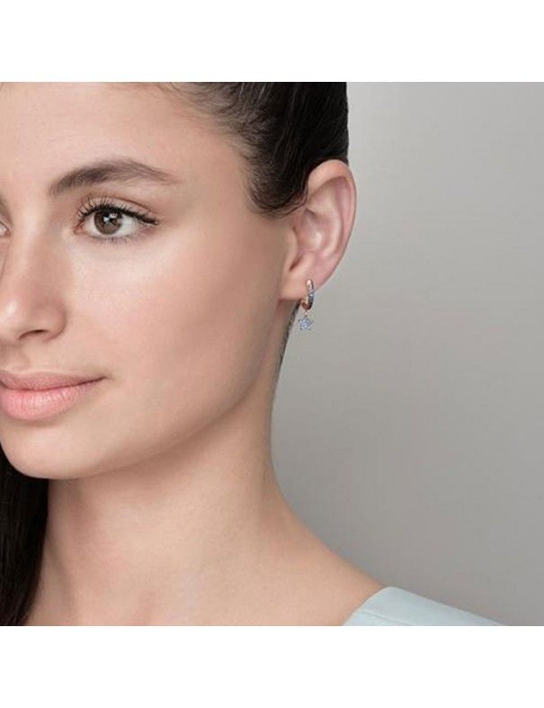 Pendientes plata Mujer estrella circonitas NB423Y-3W