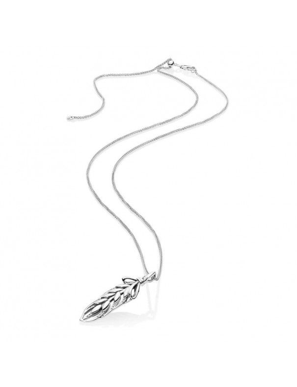 Collar Pandora plata Espigas Colgantes 397753CZ-70