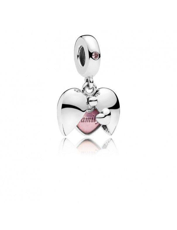 Charm Pandora Plata Colgante Candado Familiar 79761EN130