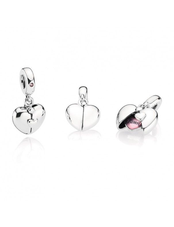 Charm Pandora Plata Colgante Candado Familiar 79761EN130