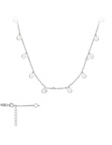 Collar Plata Mujer Círculos 174437