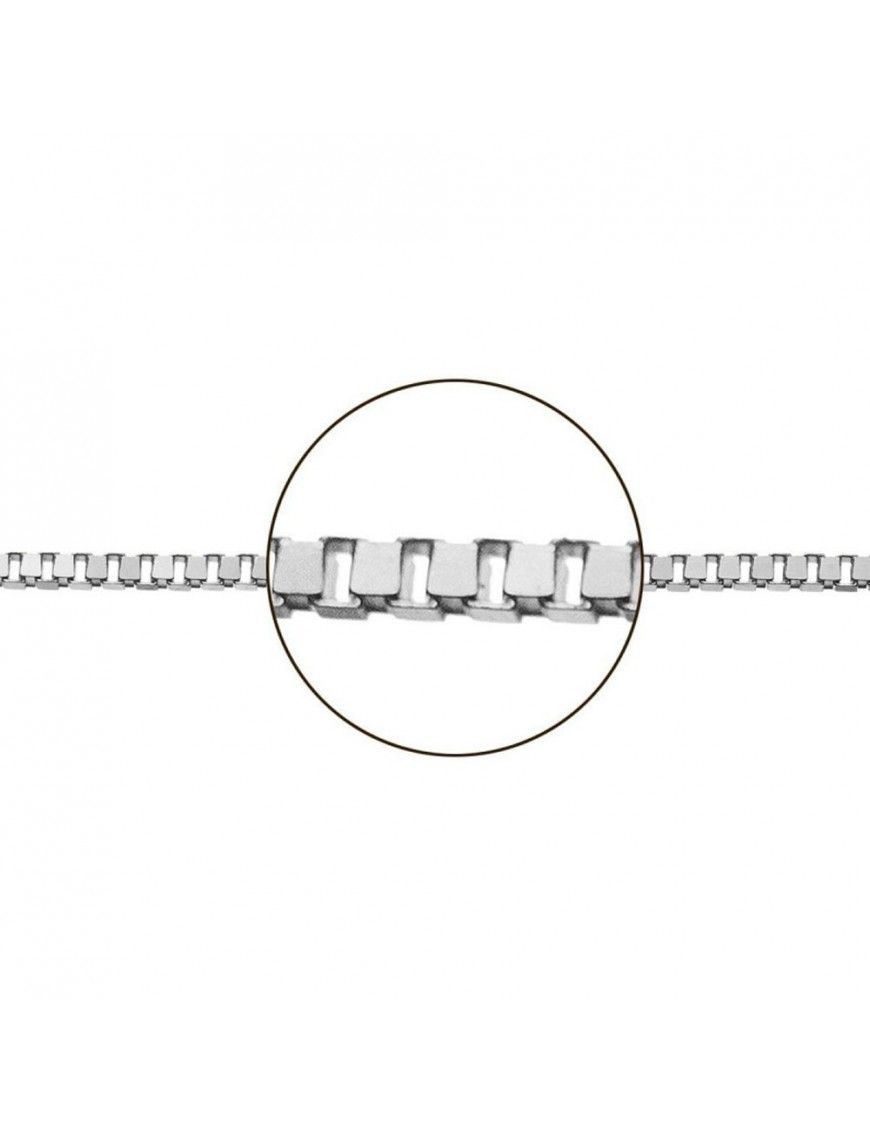 Cadena Oro blanco Veneciana 40 cm 033114040&40