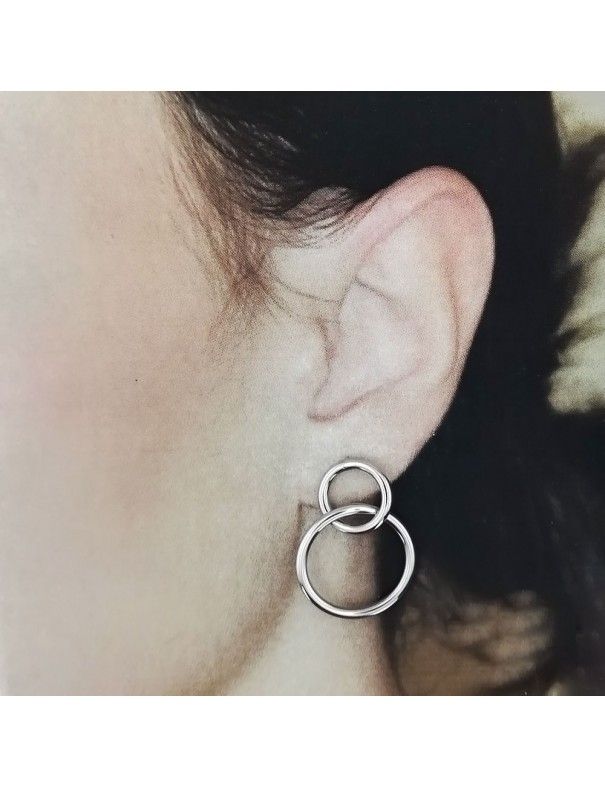 Pendientes Plata mujer Aro 015126-1-1