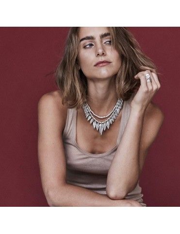 Anillo Uno de 50 Mujer Pluma ANI0580MTL0000XL