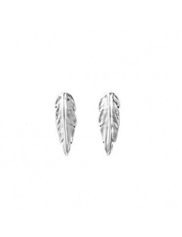 Pendientes Uno de 50 Metal Mujer PLuma PEN0598MTL0000U