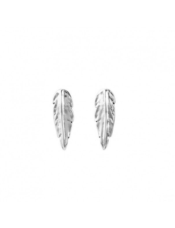Pendientes Uno de 50 Metal Mujer PLuma PEN0598MTL0000U