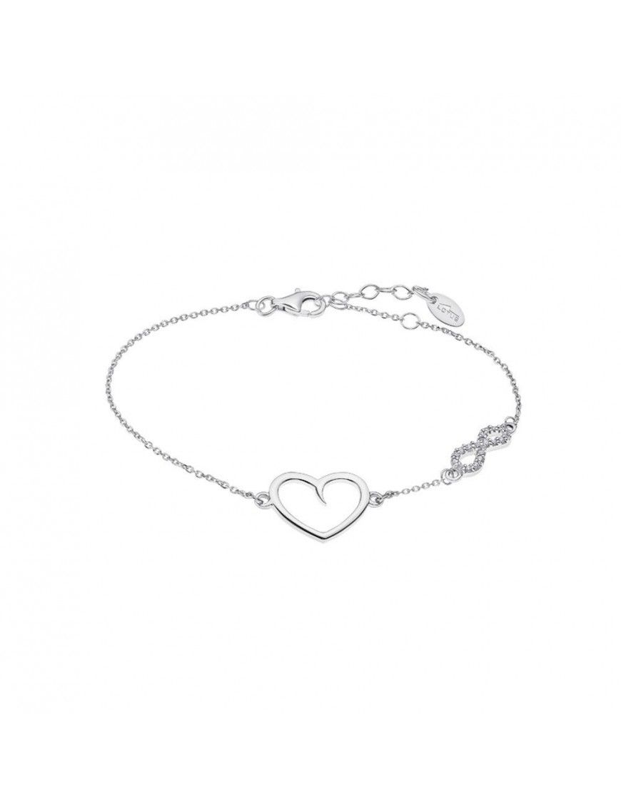 Pulsera Lotus Silver Mujer Heart LP1819-2/1
