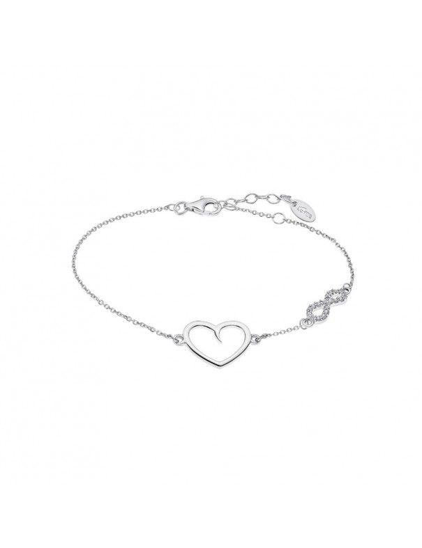 Pulsera Lotus Silver Mujer Heart LP1819-2/1