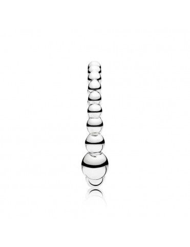 Anillo Pandora Plata cadena de cuentas 197536-54