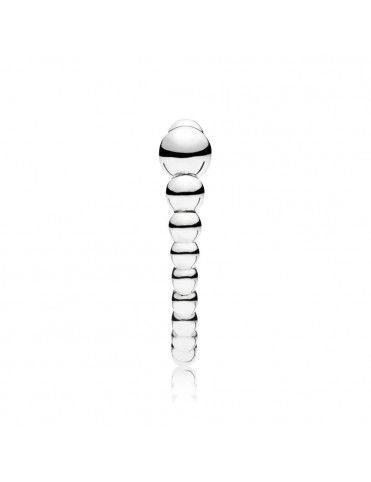 Anillo Pandora Plata cadena de cuentas 197536-54