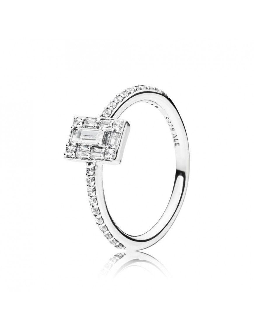 Anillo Pandora Plata Circonita 197541CZ-54 Hielo luminoso