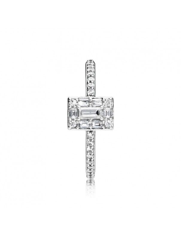 Anillo Pandora Plata Circonita 197541CZ-54 Hielo luminoso