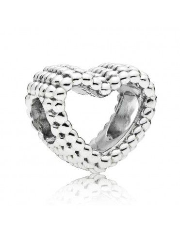 Charm Pandora Plata Corazón Moldeado 797516