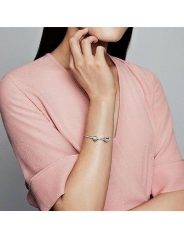 Charm Pandora Plata Corazón Moldeado 797516